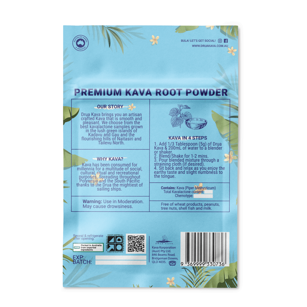 Micronized Traditional Kava Powder 40g - Drua Kava